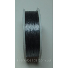 100-21 Spark Beads Алюр металлизированая нитка, колір сірий металік 100 м.