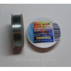 50-25 Spark Beads серебристая леска, 0,25 мм, 50 м