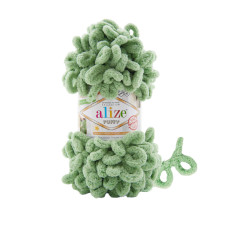 299 Пряжа Puffy 100гр-9м (салатовий). Alize