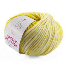 3/2024 Пряжа Laines du Nord Chunky Degrade, 200г - 120м, жовтий, 100% вовна