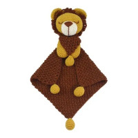 3 KIT LOVEY BLANKET ESP Набір для в'язання гачком іграшки, амігурумі - ковдра Лев (100% бавовна) Circulo