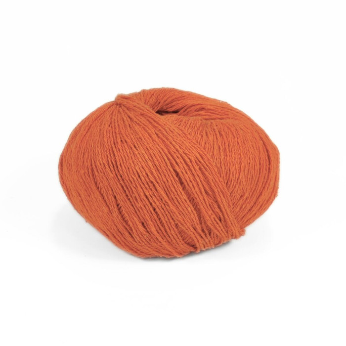 3 Пряжа Campolmi Filati Seta Bourette, 50г - 240м, помаранчевий, 100% шовк