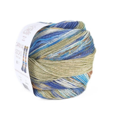 3 Пряжа Laines du Nord Carnival Sock, 100г - 420м, мультіколор, 75% вовна, 25% нейлон