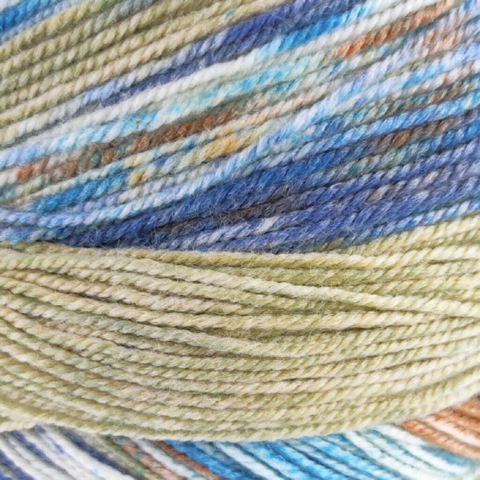 3 Пряжа Laines du Nord Carnival Sock, 100г - 420м, мультіколор, 75% вовна, 25% нейлон