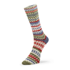3 Пряжа Laines du Nord Christmas Socks, 100г - 420м, різнокольоровий, 75% вовна, 25% нейлон