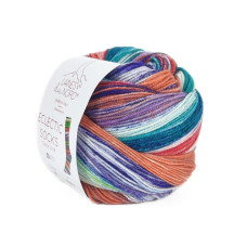 3 Пряжа Laines du Nord Eclectic Sock, 100г - 420м, різнокольоровий, 75% вовна, 25% нейлон