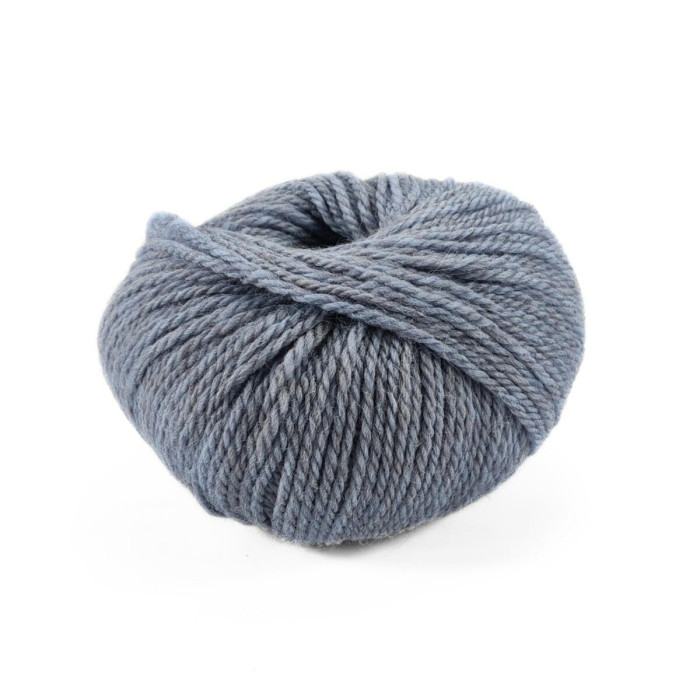 3 Пряжа Laines du Nord Merino Yak, 50г - 115м, літній джинс, 15% альпака, 15% як, 70% вовна