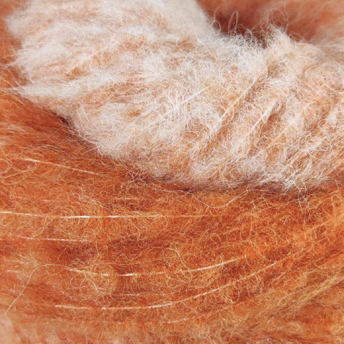 3 Пряжа Laines du Nord Piuma Alpaca Degrade,100г - 250м, різнокольоровий, 48% альпака, 44% лана без мюлесінгу, 8% нейлон