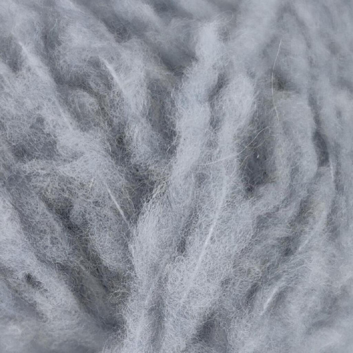 3 Пряжа Laines du Nord Piuma Cashmere, 25г - 75м, холодний сірий, 75% вовна, 16% кашемір, 9% нейлон