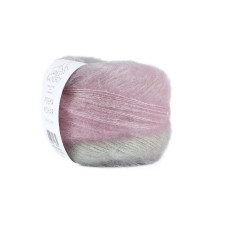 3 Пряжа Laines du Nord Poema Mohair, 150г - 600м, різнокольоровий 70% кід мохер, 30% шовк