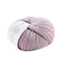 3 Пряжа Laines du Nord Silky Wool, 50г - 100м, ніжно-рожевий, 80% вовна, 20% шовк
