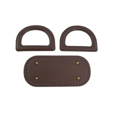 30 HANDLE KIT WITH BAG BOTTOM Набір фурнітури для сумки дно та 2 ручки