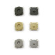 30 MAGNETIC SNAPS Застібка для сумки магнітна 1,5x1,5 см чорний, Circulo