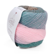 300 Пряжа Laines du Nord Poema, 150г - 600м, різнокольоровий, 100% вовна