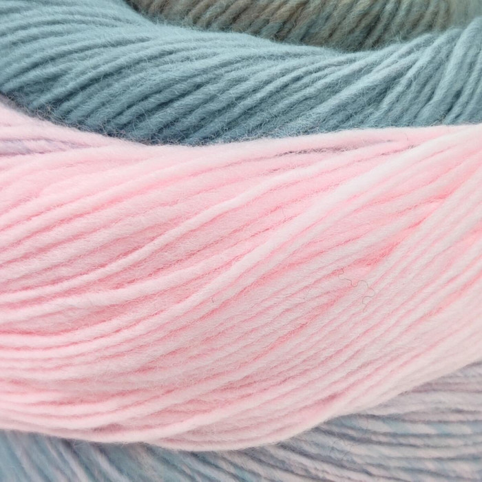 300 Пряжа Laines du Nord Poema, 150г - 600м, різнокольоровий, 100% вовна