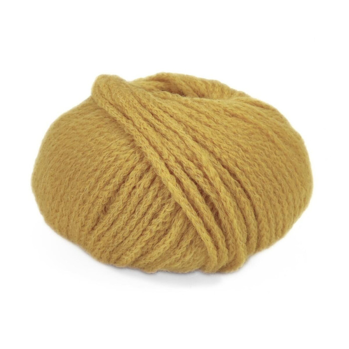 3000 Пряжа Laines du Nord Rozena, 150г - 600м, гірчичний, 68% меринос, 17% кашемір 15% нейлон