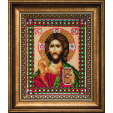 Б-069 Ікона Господа Ісуса Христа. Чарівна Мить. Набір для вишивання бісером. АКЦІЯ(Знятий з виробництва)