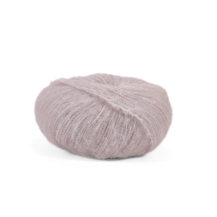 3002 Пряжа Laines du Nord Cashsilk Light, 25г - 145м, рожева пудра, 68% вовна, 22% шовк, 10% кашемір