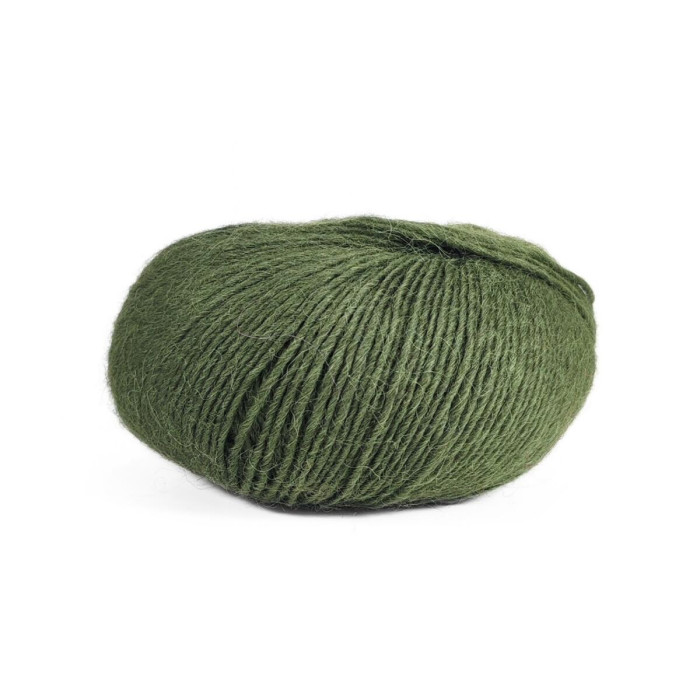 3003 Пряжа Laines du Nord Andina, 50г - 175м, зелений, 50% альпака, 50% вовна