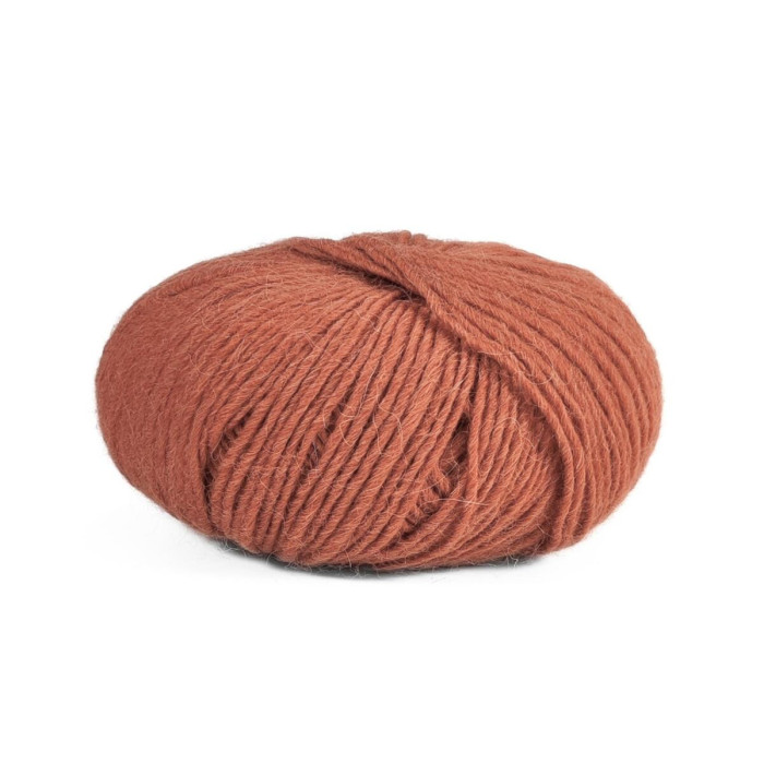 3004 Пряжа Laines du Nord Andina, 50г - 175м, теракотовий, 50% альпака, 50% вовна