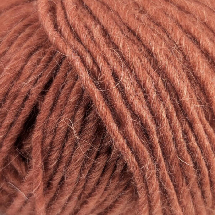 3004 Пряжа Laines du Nord Andina, 50г - 175м, теракотовий, 50% альпака, 50% вовна