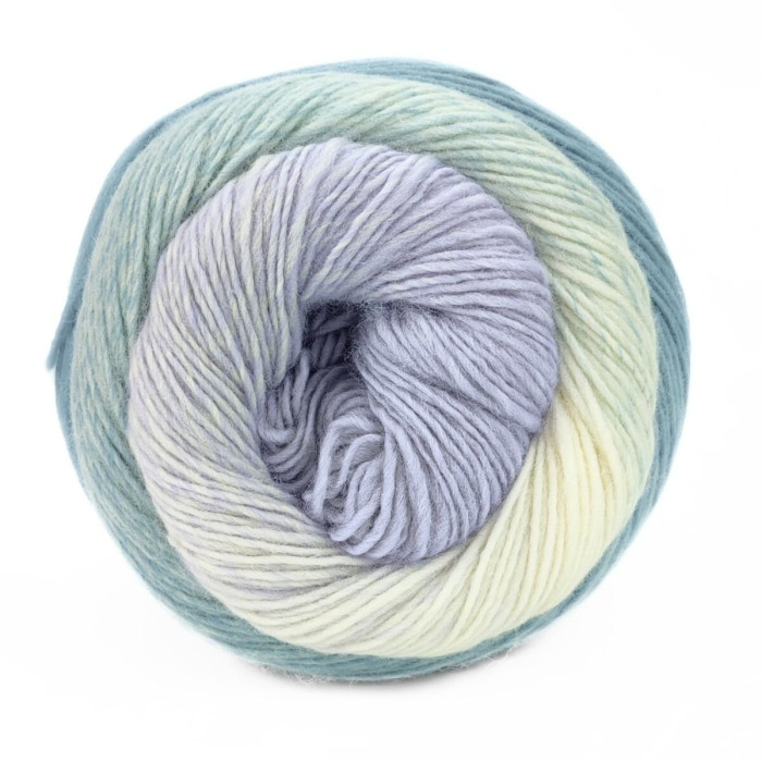 301 Пряжа Laines du Nord Poema, 150г - 600м, різнокольоровий, 100% вовна