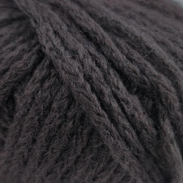 3011 Пряжа Laines du Nord Rozena, 150г - 600м, чорний шоколад, 68% меринос, 17% кашемір 15% нейлон