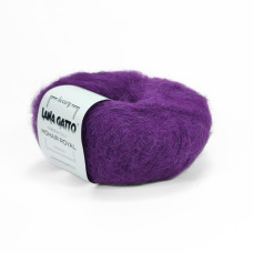30112 Пряжа Lana Gatto Mohair Royal, 25г - 215м, фіолетовий, 80% кід мохер, 20% нейлон