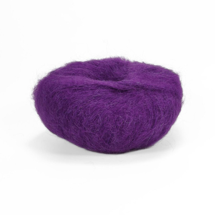 30112 Пряжа Lana Gatto Mohair Royal, 25г - 215м, фіолетовий, 80% кід мохер, 20% нейлон