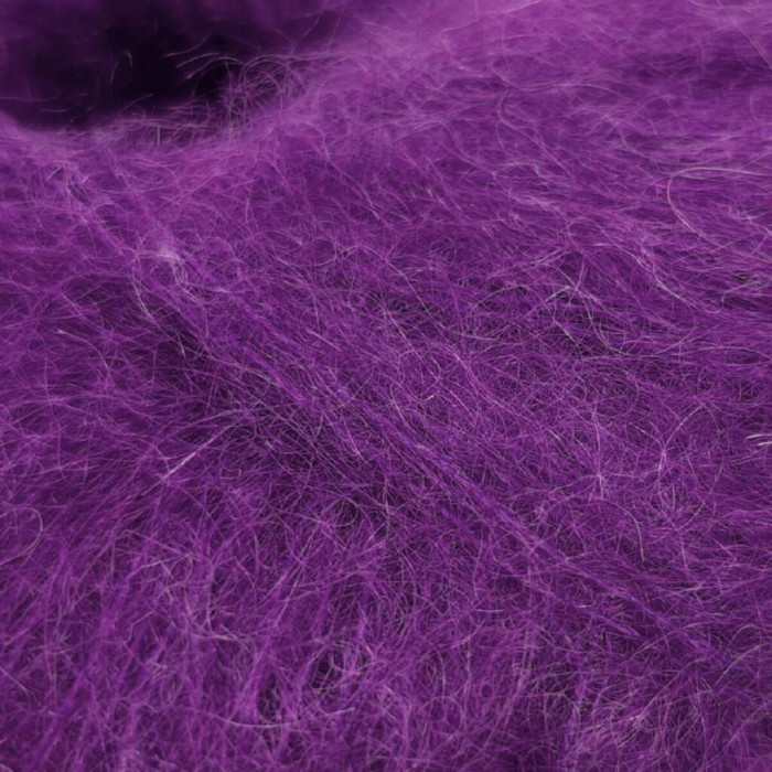 30112 Пряжа Lana Gatto Mohair Royal, 25г - 215м, фіолетовий, 80% кід мохер, 20% нейлон
