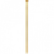 3012/10.0 Спиці бамбук. для в`язання Takumi 35 см х 10,0 мм (2 шт). Clover. Японія