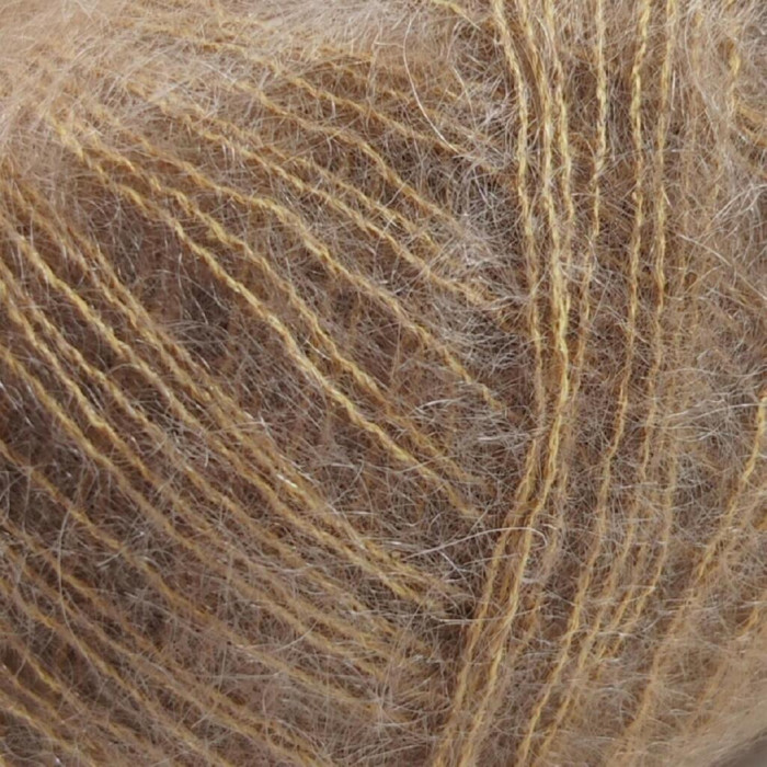 30139 Пряжа Lana Gatto Silk Mohair, 25г - 212м, бежевий, 75% супер кідмохер, 25% шовк