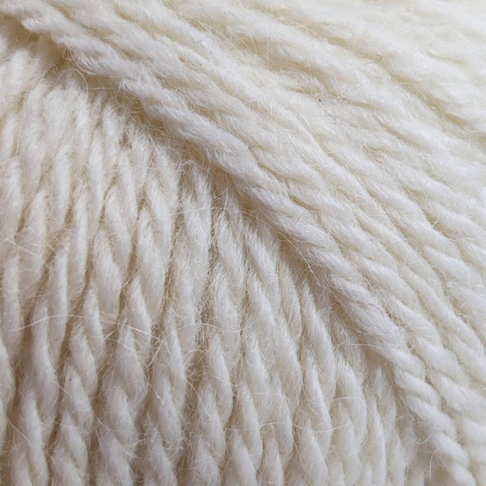 30176 Пряжа Lana Gatto New Baby Alpaca 70, 50г - 125м, білий, 70% альпака бебі, 30% мериносова вовна екстрафайн