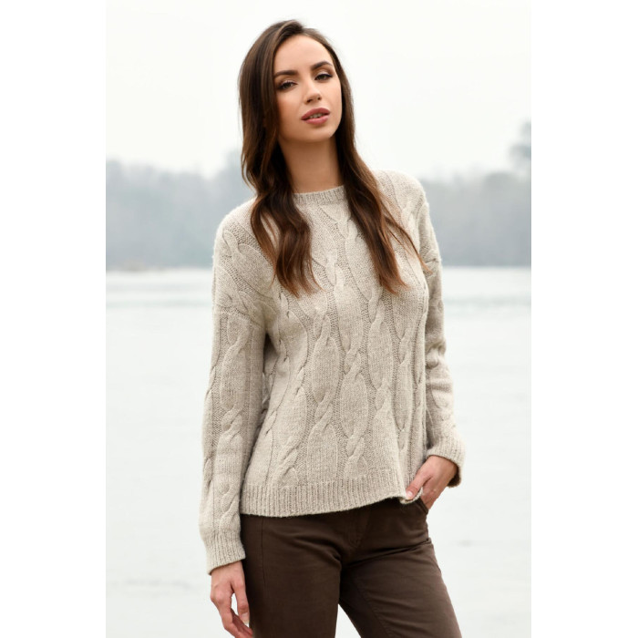 30177 Пряжа Lana Gatto New Baby Alpaca 70, 50г - 125м, мушля, 70% альпака бебі, 30% мериносова вовна екстрафайн