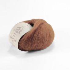 3021 Пряжа Laines du Nord Cashsilk Light, 25г - 145м, світло-коричневий, 68% вовна, 22% шовк, 10% кашемір