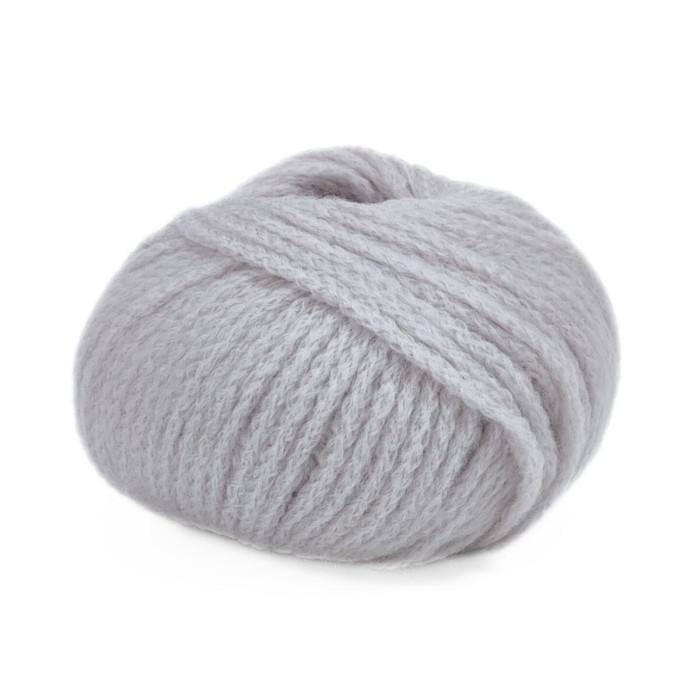 3031 Пряжа Laines du Nord Rozena, 150г - 600м, світло-сірий, 68% меринос, 17% кашемір 15% нейлон