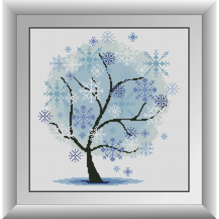 30315 Зимове дерево. Dream Art. Набір алмазної мозаїки (квадратні, повна)