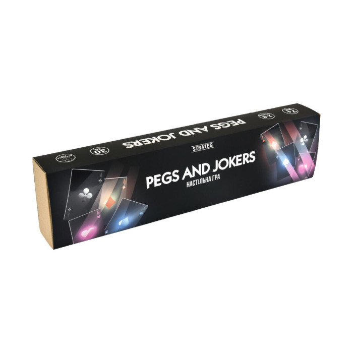 30348 Strateg Настільна гра - Pegs and Jokers (українська мова, Стратег)