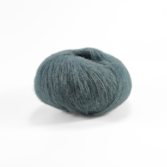 3041 Пряжа Laines du Nord Cashsilk Light, 25г - 145м, аквамарин, 68% вовна, 22% шовк, 10% кашемір