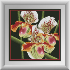 30411 Хижа орхідея. Dream Art. Набір алмазної мозаїки (квадратні, повна)