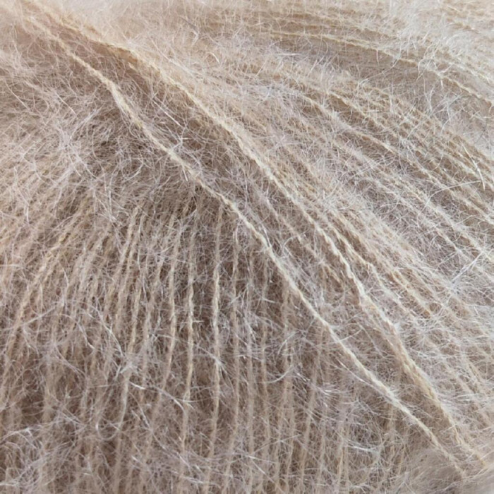 30481 Пряжа Lana Gatto Silk Mohair, 25г - 212м, пісочний, 75% супер кідмохер, 25% шовк