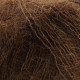 30482 Пряжа Lana Gatto Silk Mohair, 25г - 212м, коричневий, 75% супер кідмохер, 25% шовк