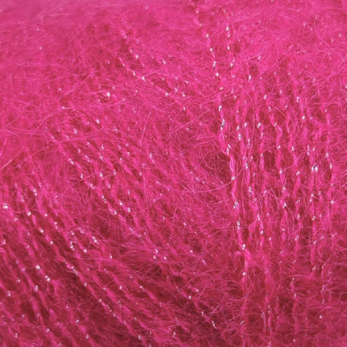 30483 Пряжа Lana Gatto Silk Mohair Lux, 25г - 210м, рожевий, 78% cуперкід мохер, 14% шовк, 4% нейлон, 4% поліамід