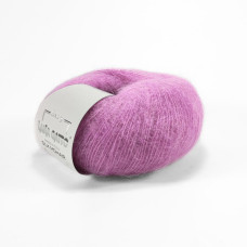 30484 Пряжа Lana Gatto Silk Mohair, 25г - 212м, фуксія, 75% супер кідмохер, 25% шовк