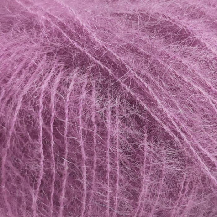 30484 Пряжа Lana Gatto Silk Mohair, 25г - 212м, фуксія, 75% супер кідмохер, 25% шовк