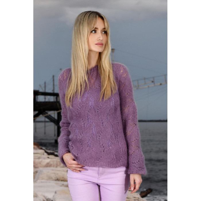 30484 Пряжа Lana Gatto Silk Mohair, 25г - 212м, фуксія, 75% супер кідмохер, 25% шовк