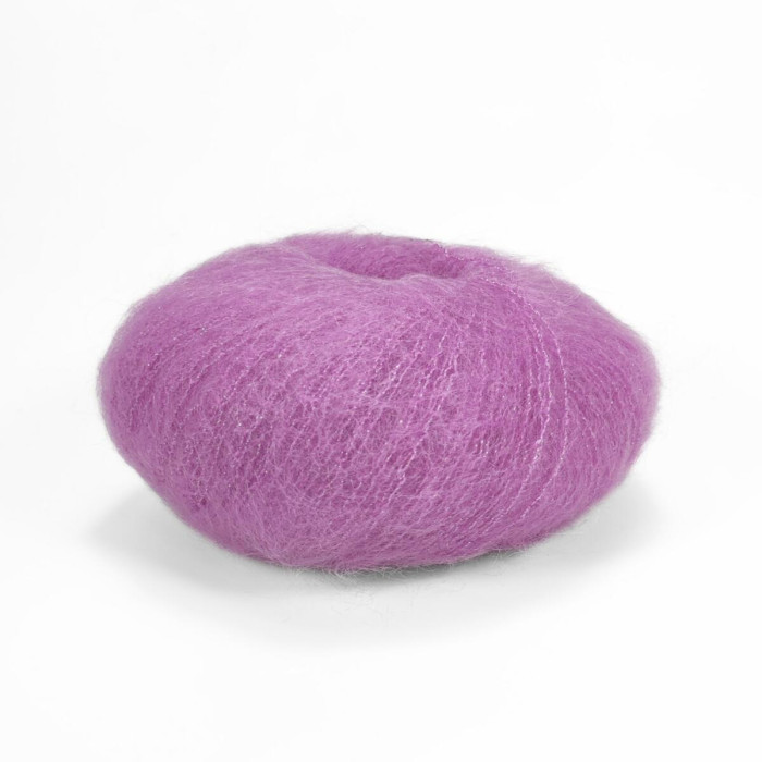 30484 Пряжа Lana Gatto Silk Mohair Lux, 25г - 210м, фуксія, 78% cуперкід мохер, 14% шовк, 4% нейлон, 4% поліамід