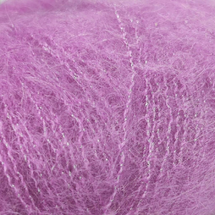 30484 Пряжа Lana Gatto Silk Mohair Lux, 25г - 210м, фуксія, 78% cуперкід мохер, 14% шовк, 4% нейлон, 4% поліамід