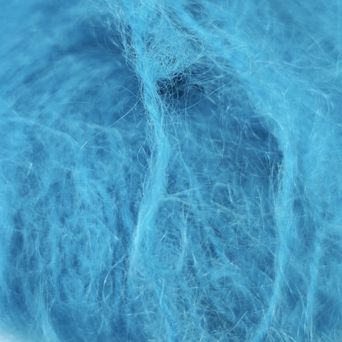 30485 Пряжа Lana Gatto Wool Mohair, 50г - 90м, яскраво-блакитний, 73% мохер, 27% вовна