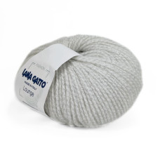 30497 Пряжа Lana Gatto Lounge, 50г - 120м, перлинний, 34% вовна, 46% бавовна, 12% поліестер, 8% поліамід